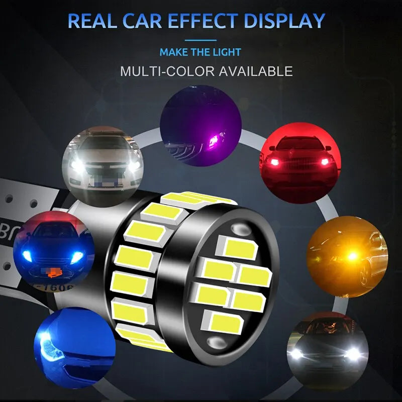 2x W5W T10 21SMD Led Bulbs Canbus Car Interior Light Bulbs P