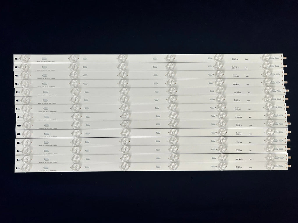 LED Backlight Strip for(14) Vizio LB55092 V0_00 D55UN-E1 E55-E1 LB-PF3030-GJVIZIO5514X6AHY2-H 3V