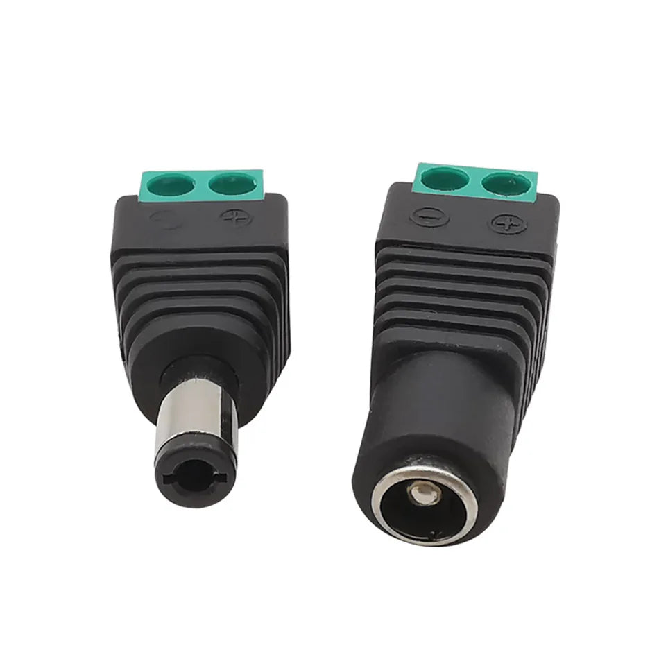 DC 2.5 x 5.5mm 12V DC Power Socket Connector 5.5 2.5mm Male 