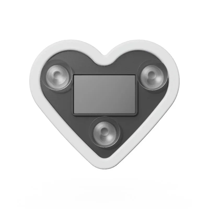 1Pc Universal Solar Car LED Window Decoration Heart Neon Lig