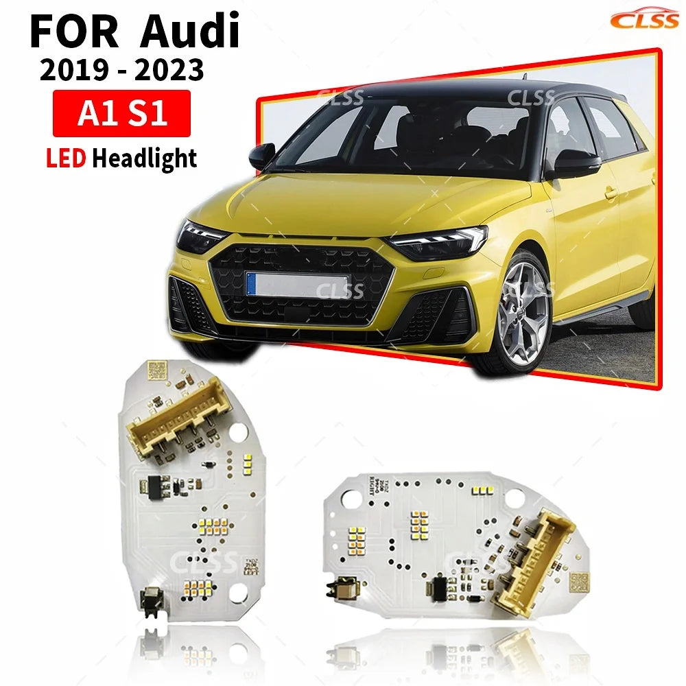 Angel Eye DRL Boards Daylight 82A998474 82A998473 For Audi A1 S1 2019-2023 LED Headlight Daytime Running