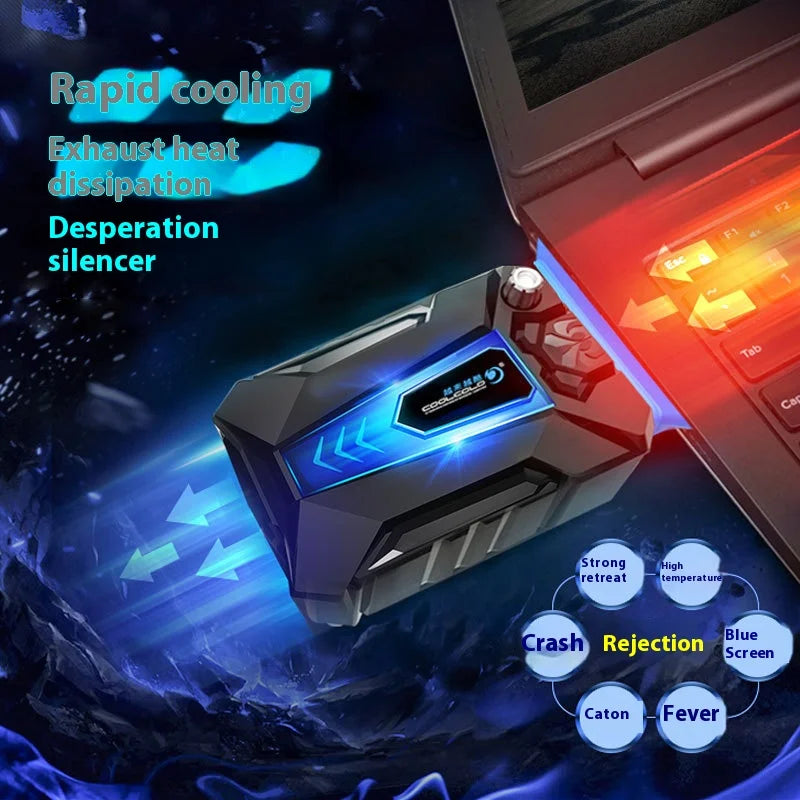 Vacuum Portable Laptop Cooler USB Air Cooler External Extrac