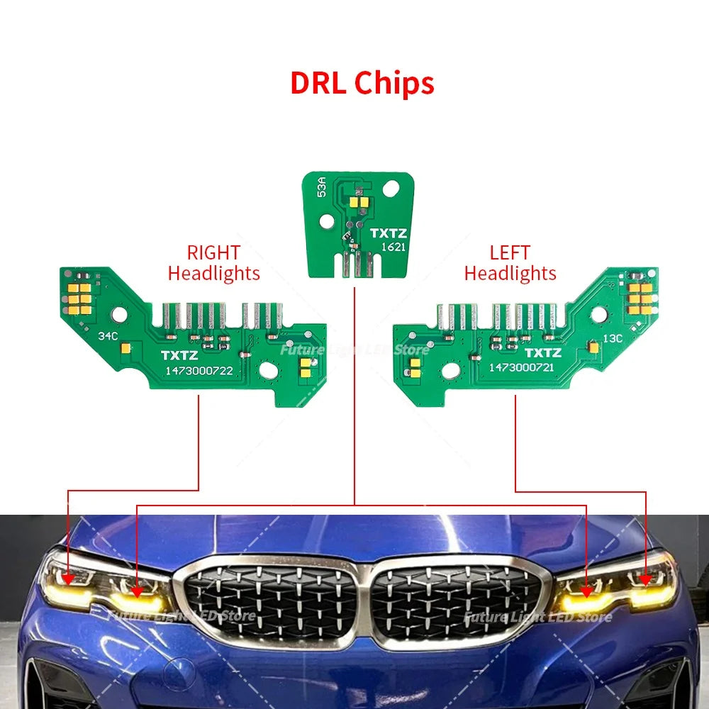 DRL Boards For BMW G20 G21 330i 320i M340i M340iX 2019-2022 LED Headlight Daytime Running Lights Module