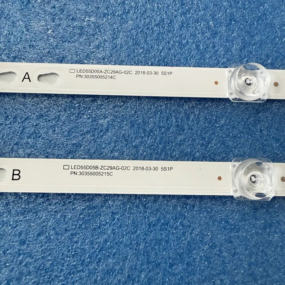 LED Backlight Strip for JVC LT-55KB607 RCA RTRU5528-B-CA LED55D05B LED55D05A-ZC29AG-02T - Replacement TV