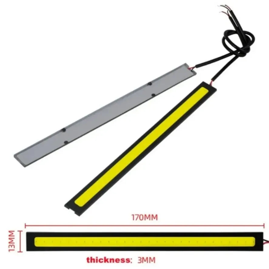 LED COB daytime running lights 17cm waterproof car lighting 