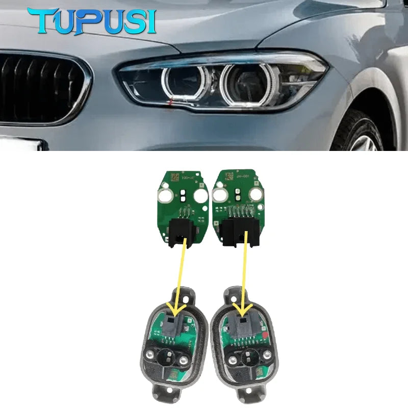 Angel Eyes DRL Boards for 2016 2017 2018 BMW 1 Series F20 F21 LED Headlight Daytime Running Light 63117428425