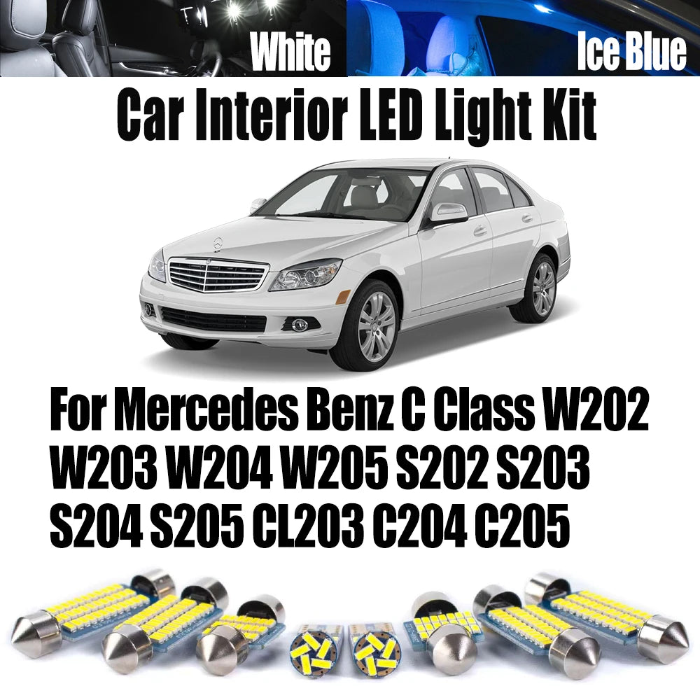 RGB - Ambient Light - for Mercedes CClass C204 S203 - Car Interior Lighting