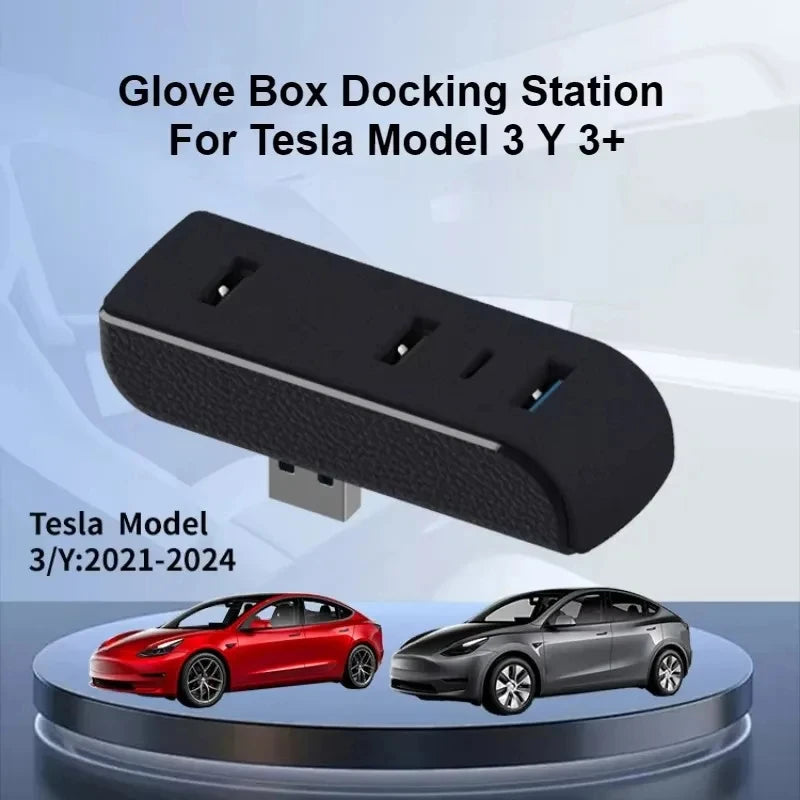 4-in-1 USB Extender Charger Upgrade Data Transfer Glove Box 