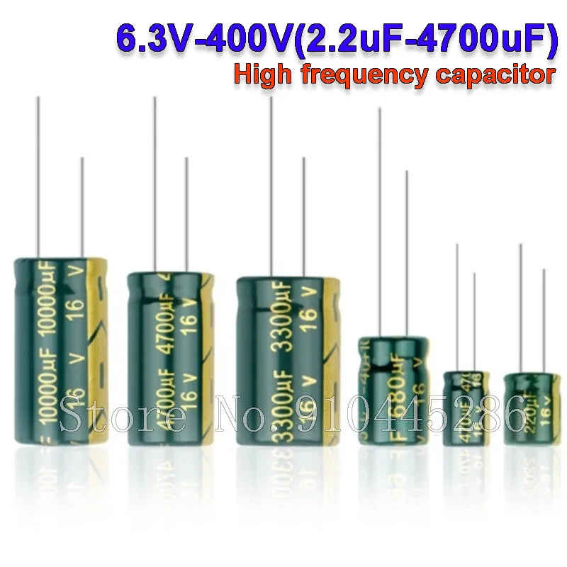 10V 16V 25V 35V 50V 400V Ibuw High Frequency Low ESR Aluminu
