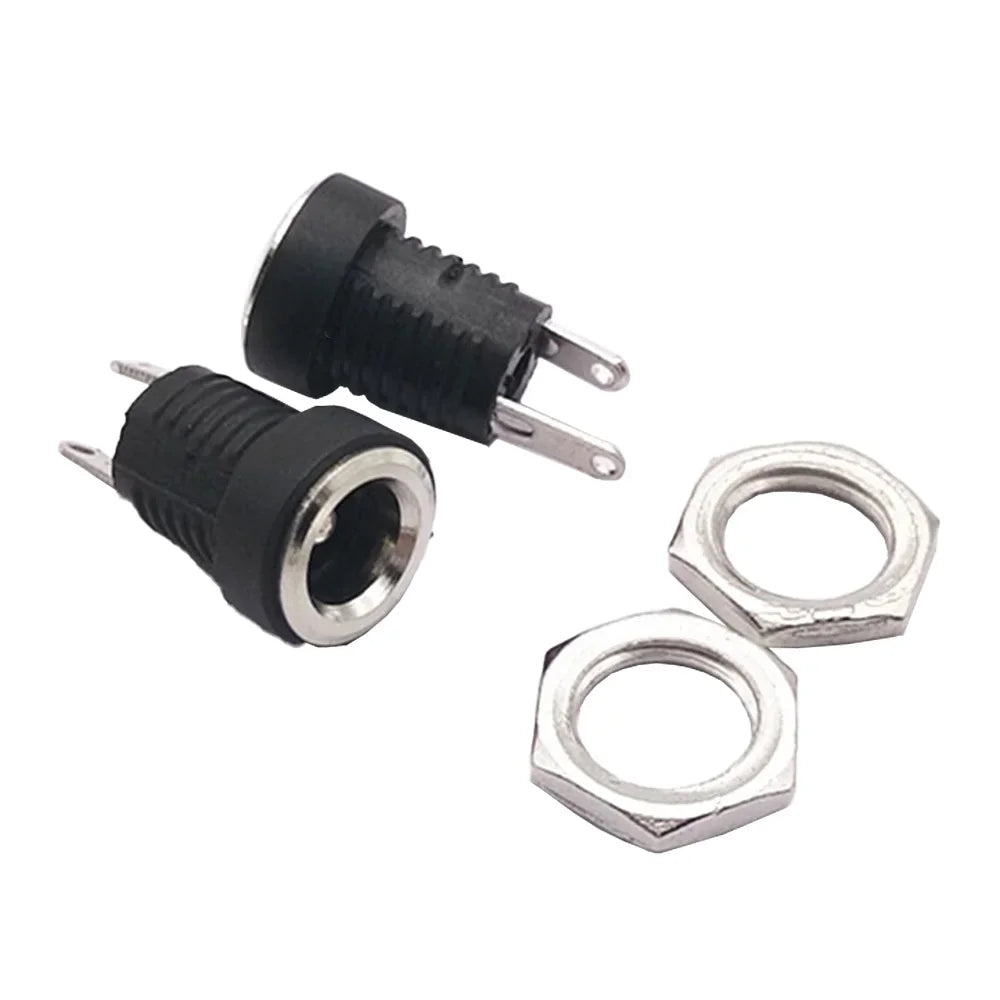 10 Pack DC022 B Power Jack Panel Mount Connector DC 5.5mm x 