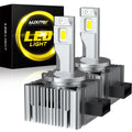 AUXITO 2Pcs Turbo D1S LED Headlight Bulbs D2S D4S D3S LED He