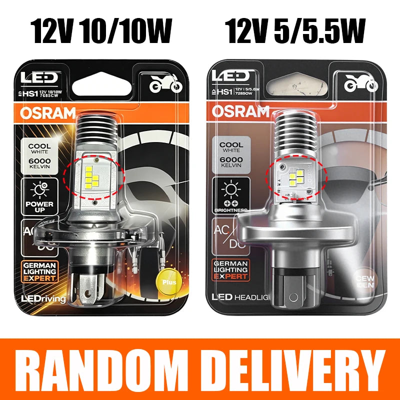 OSRAM Original Motorcycle HS1 LED Headlight Bulb DC AC 12V U