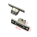 10/5/2Pcs Type-C USB Jack Socket With Fixing Plate 2Pin 4Pin