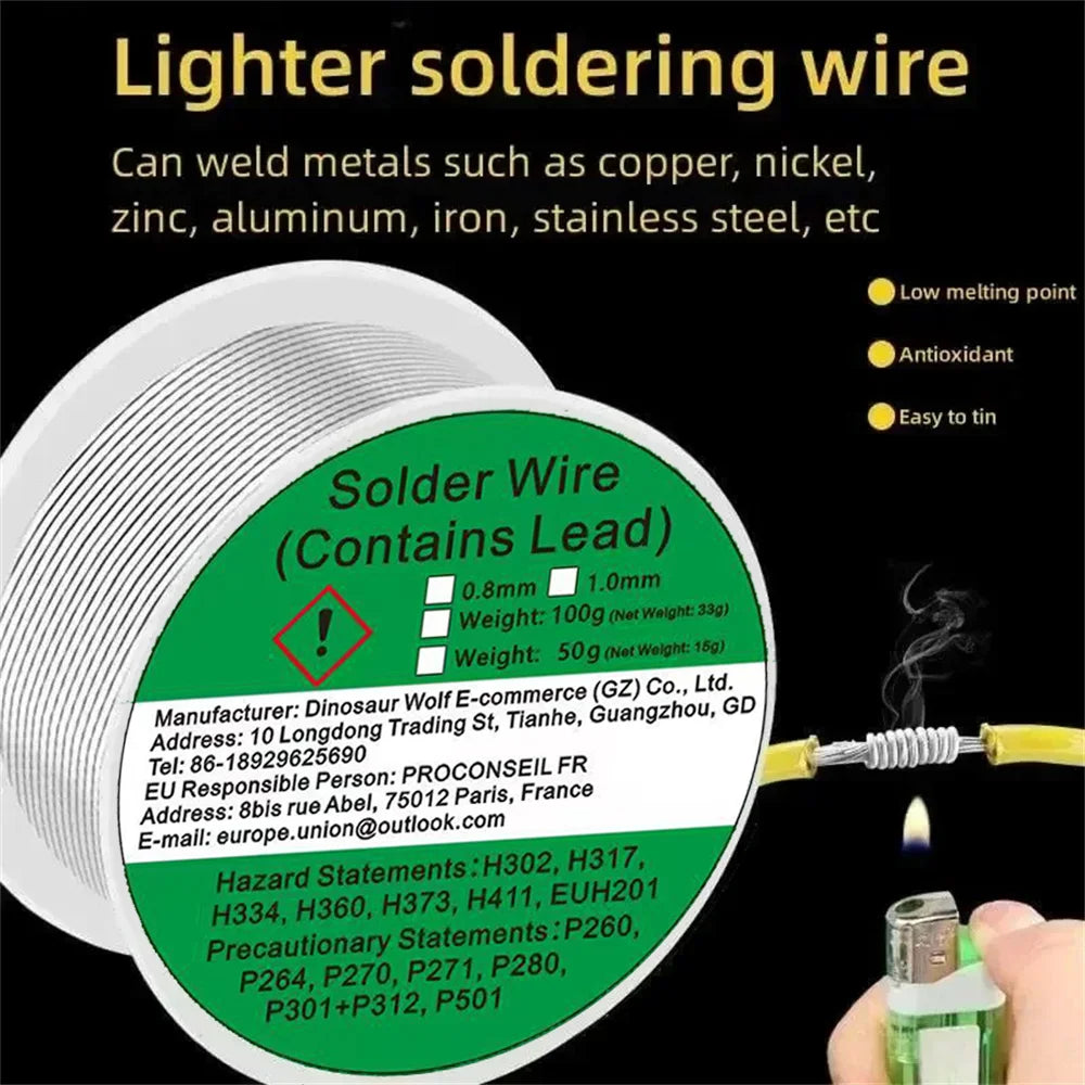 100/20g No Need Solder Powder Soldering Rods Low Temperature