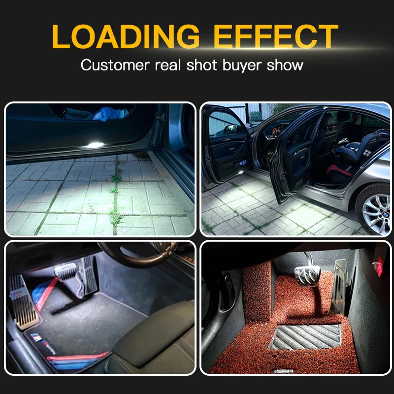 2PCS 12V LED Luggage Lamp Interior Light For Ford Focus MK3 