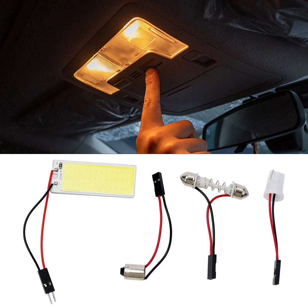 Car Interior Ceiling LED Light Panel 6000K White COB LED Lig