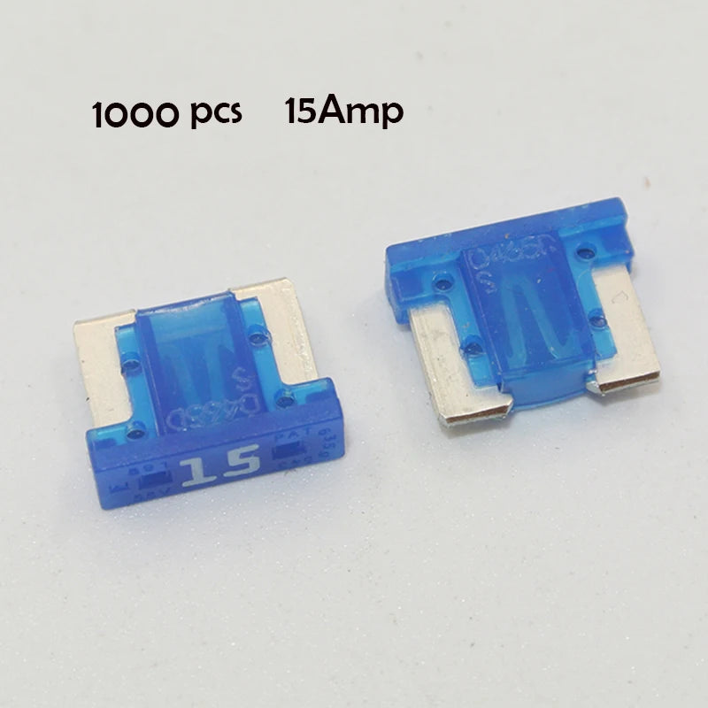 90/50pcs Fuses Micro Short Low Profile Mini Blade Fuse Assor