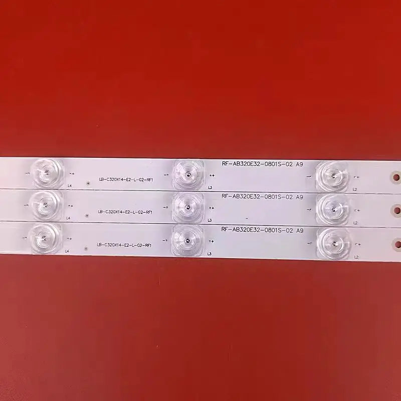 LED Backlight Strip for RF-AB320E32-0801S-02 A9 RF-AB320E32-0801S-03A1 LB-C320X14-E2-P-G1-RF2 DEXP H32B7000C