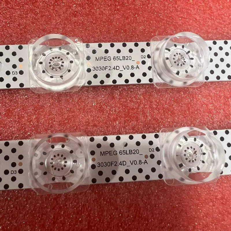 LED Strip(2)18LED For TCL B0101-000582 65S455 65S41 65S451 65S453 65S450F 65v6e 65v6ea 65p63 65S11 65RP630K