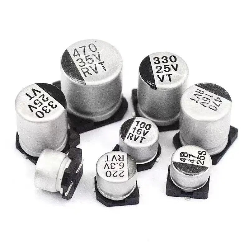 20pcs SMD 50V 35V 25V 16V 10V 100UF 220UF 47UF 33UF 22UF 10U