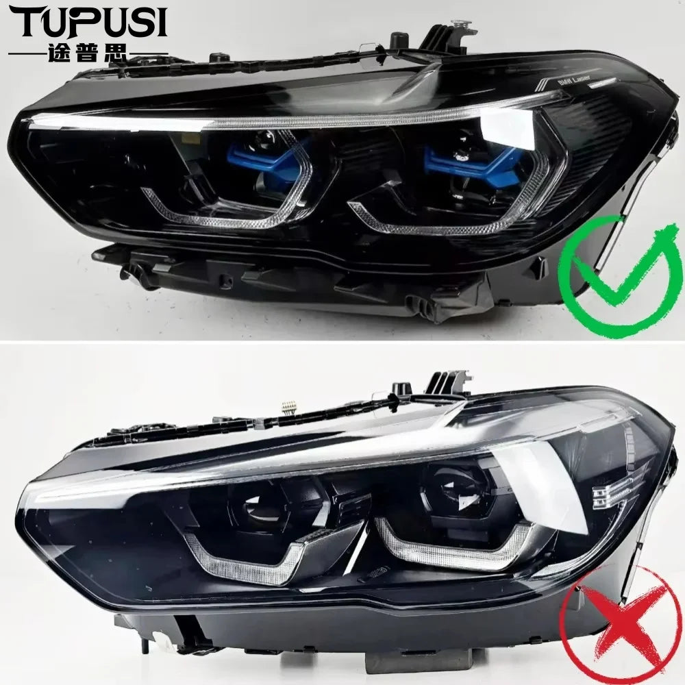 DRL LED Modules Full Laser Headlight For 2020 2021 2022 BMW X5 G05 X6 G06 40ix 50ix SUV Daylight LED