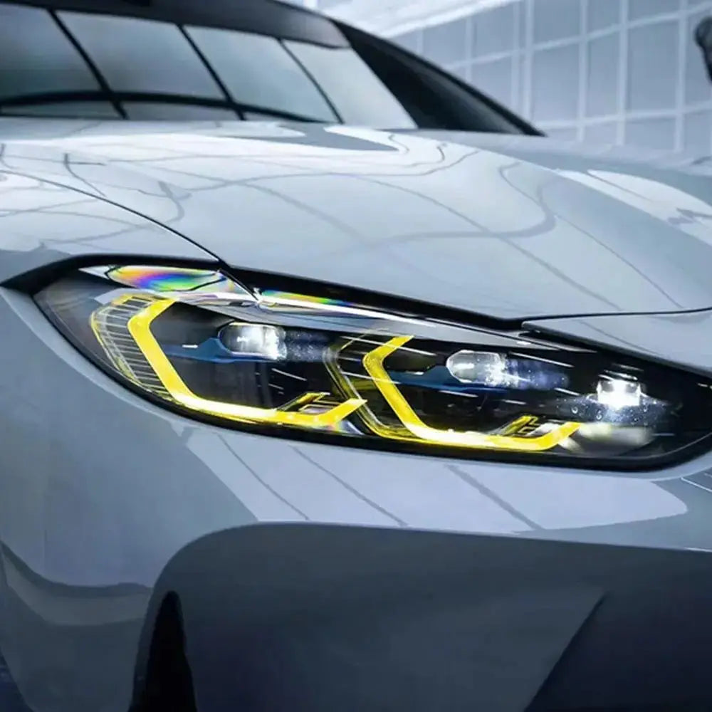 Angel Eye DRL LED Module Set For 21-23 BMW M3 M4 G22 G23 G26 G80 G82 G83 430i M440i Laser Headlight Daytime