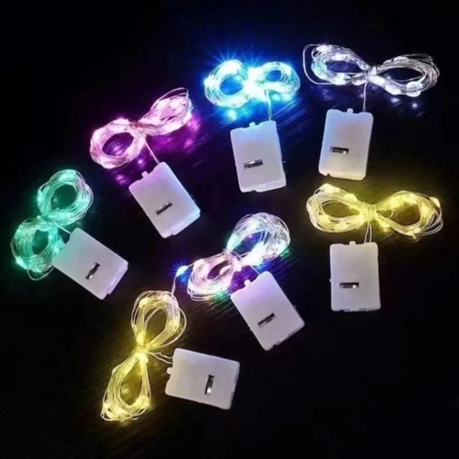 LED String Lights Copper Silver Wire Waterproof Fairy Lights
