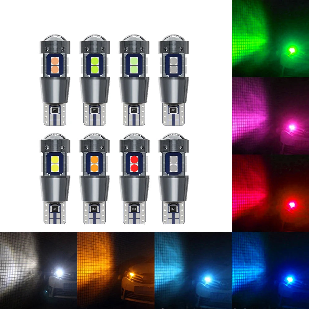 2PCS/10PCS T10 W5W 168 192 LED CANBUS No Error 3030 10SMD Hi