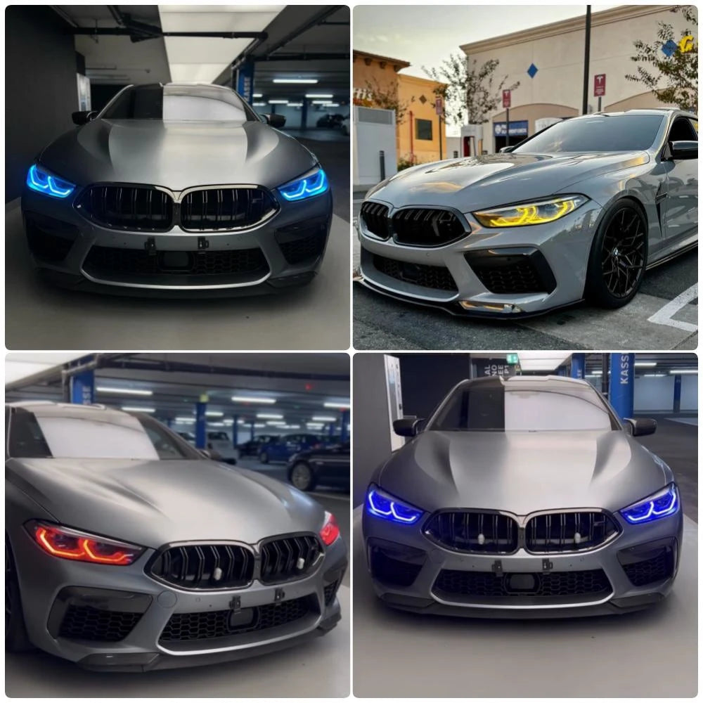 DRL NON RGBW Multicolor LED Boards Daytime Running Lights Red Ice Blue Daylight for BMW G14 G15 G16