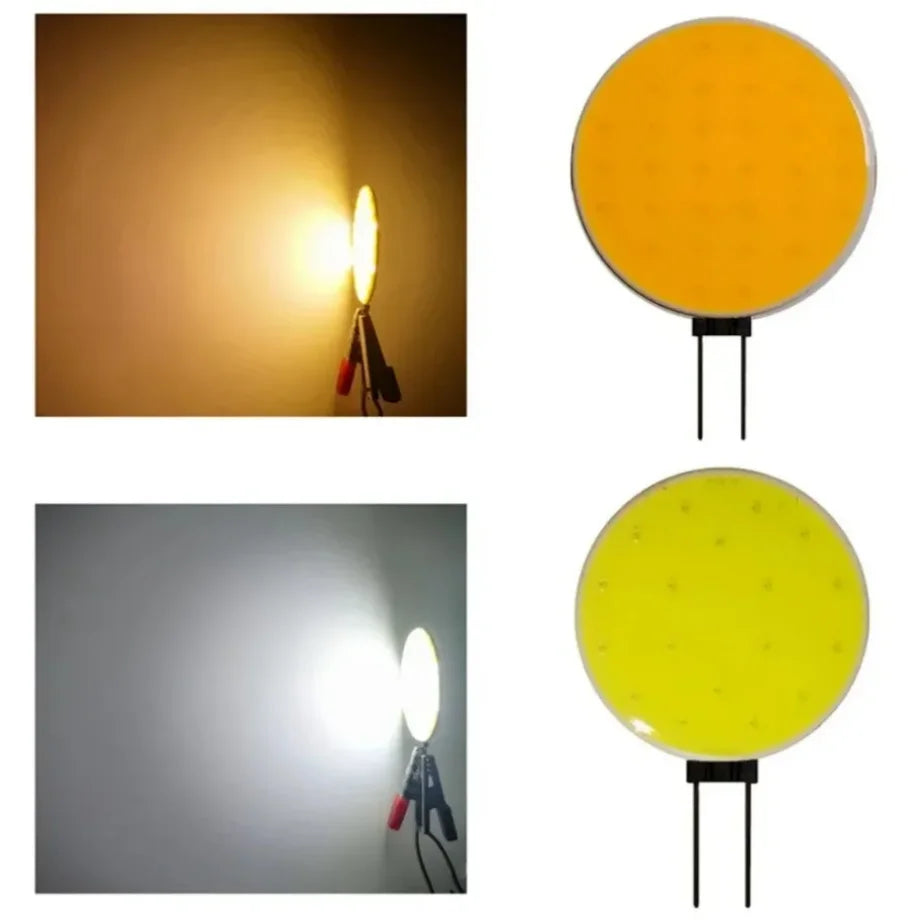 1-5pcs DC 12V G4 LED Chip COB Bulb 5W 7W LED Matrix Light Co