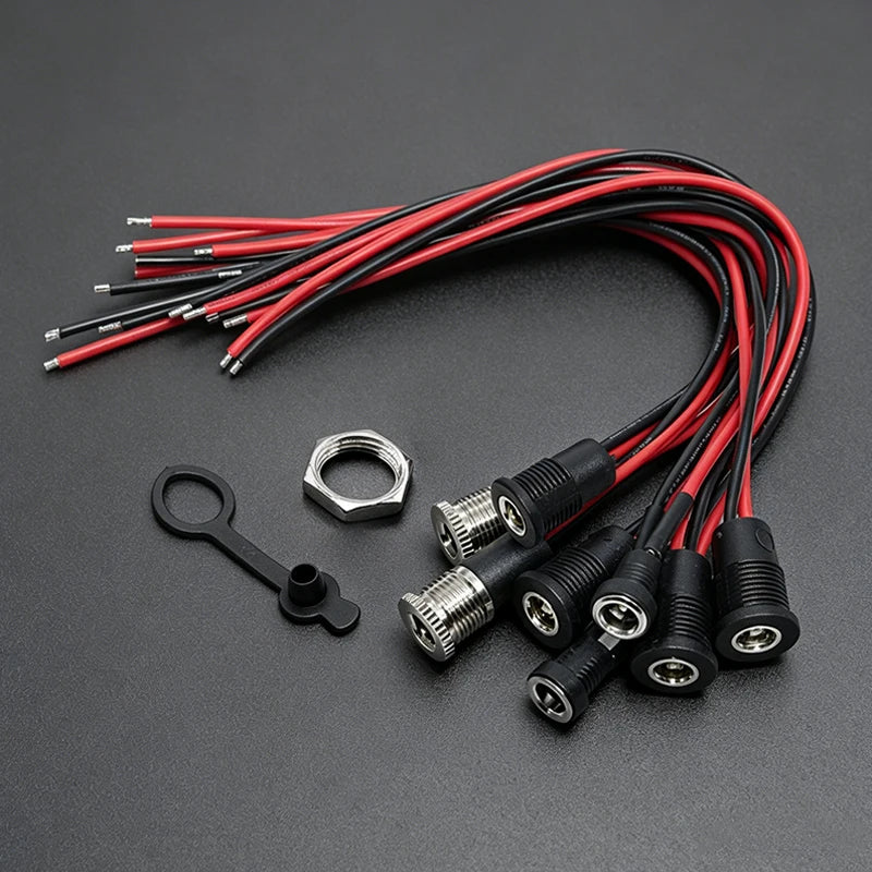 1Set Waterproof C-022B DC-022X DC-099 D5.5 2.1mm/2.5mm DC Po