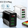 USB Charger 3 Ports Quick Fast Charging Wall Adapter with LE