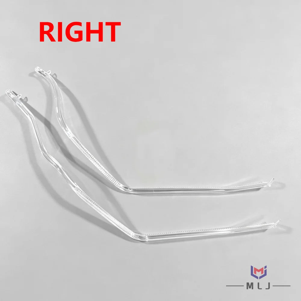 Angel Eye DRL Acrylic Light Guide Tube Strips Daytime Running Light Replacement For Volkswagen Tiguan Matrix