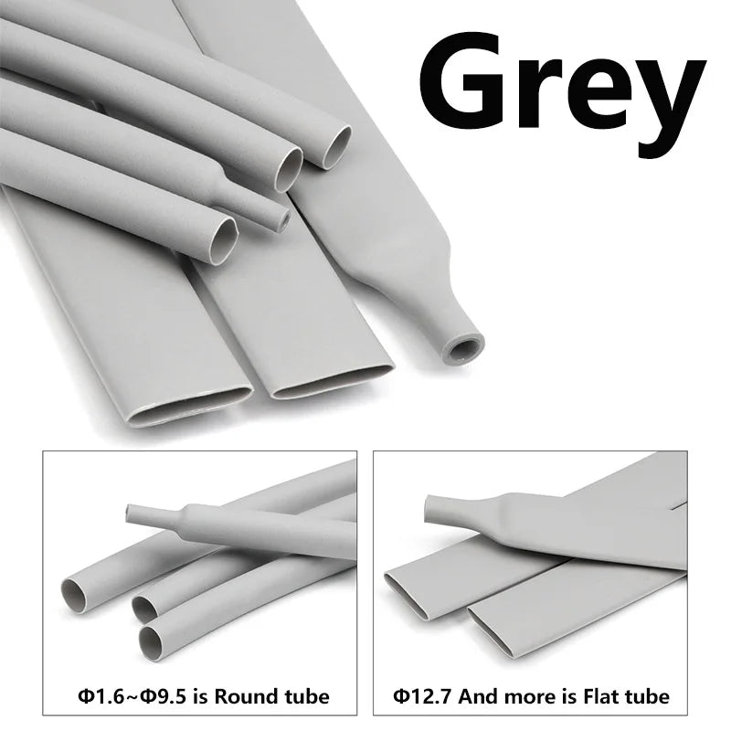 3Meters 3 1 Heat Shrink Tube With Glue Colorful 1.6-50mm Dual Wall Adhesive Lined Polyolefin Shrinkin Wrap Cable Protect Sleeve