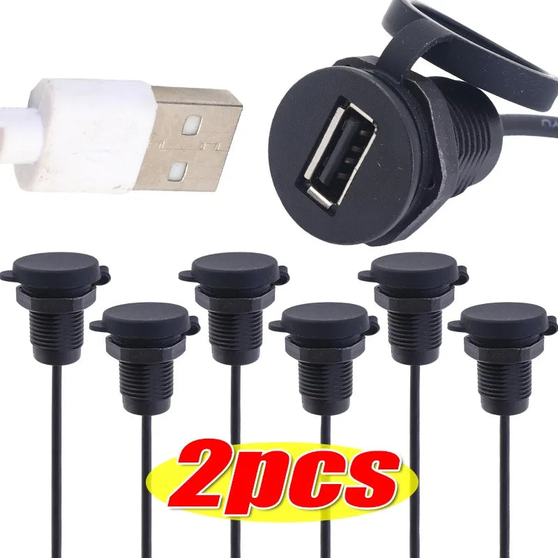 1/2pcs Waterproof Type C Connector Type-C Waterproof with Nu