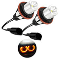 For BMW E39 E53 E60 E31 E63 E64 E65 E66 E83 E87 Bright Headlights 2PCS LED Angel Eyes Marker Lights Bulbs DRL Day Running Lamps