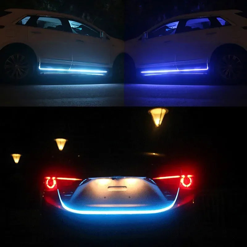 12V LED Daytime Running Light Scan Starting Car Hood Decorat