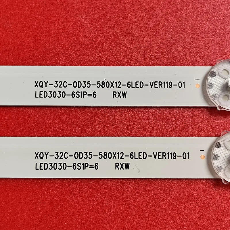 LED Backlight Strip for 32UD8A XQY-32C-0D35-580X12-6LED-VER119-01 LED303D-6S1P-6 RXW - Replacement TV