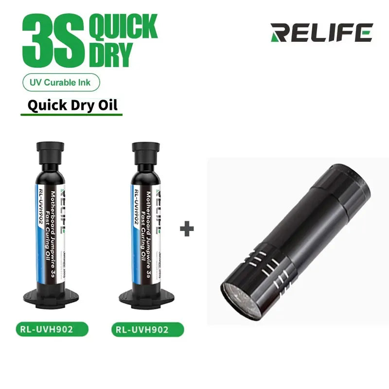 RELIFE RL-UVH902 Fast Curing UV Solder Mask Oil +UV Curing L