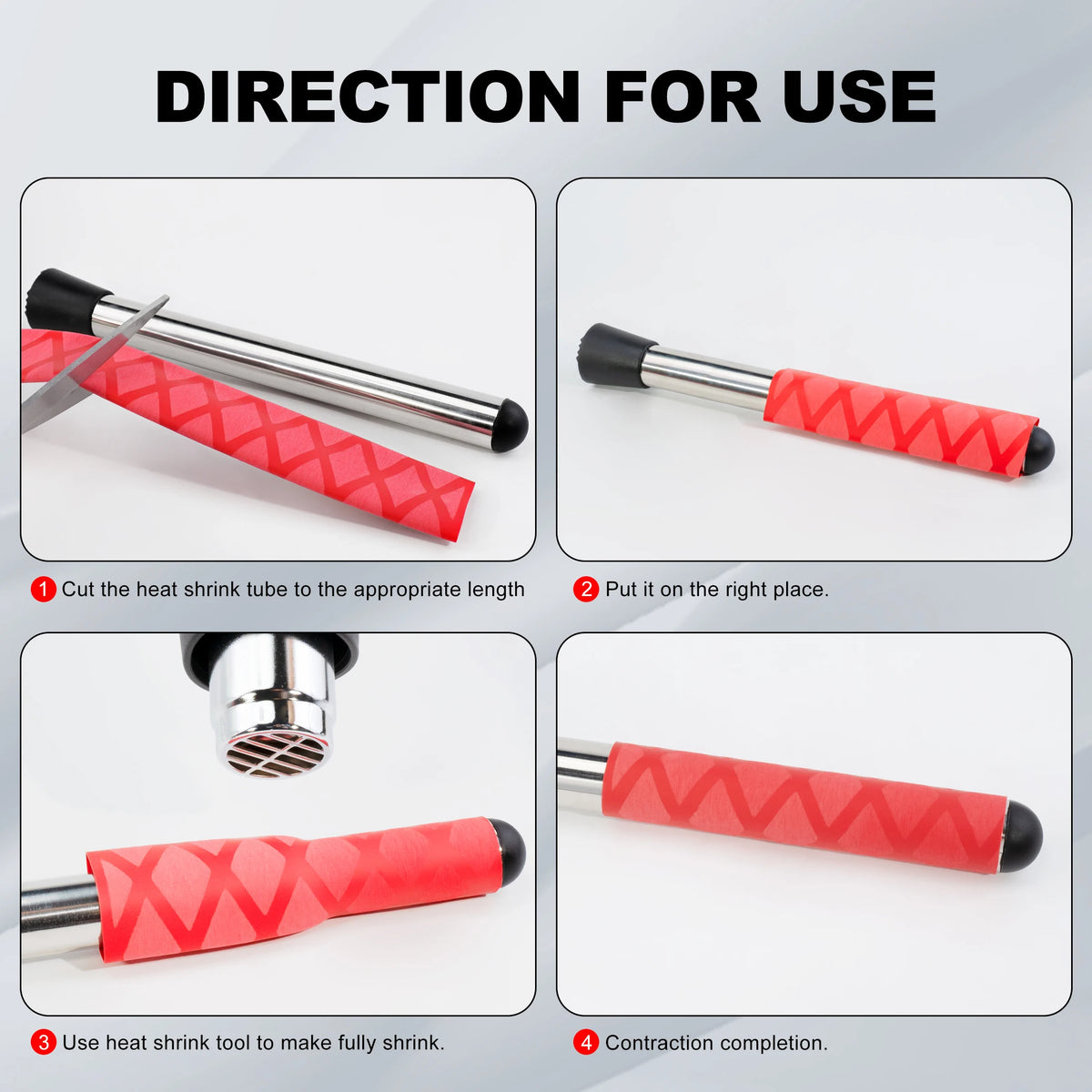 Anti-Slip Heat Shrink Tube For Fishing Rod Or DIY Electrical