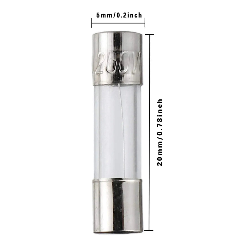 150pcs 5 20mm Fast-blow Glass Tube Fuses Car Glass Tube Fuse