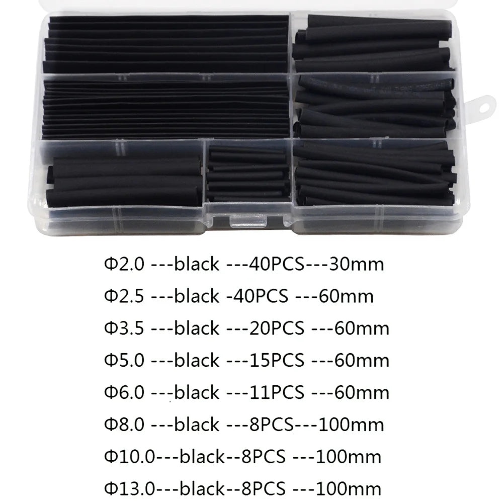 150pcs/Box 2 1 Polyolefin Heat Shrink Tubing Tube Sleeving W