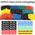 656/1060pcs Heat Shrink Tube With 300W Hot Air Guns Kit EU US 110V 220V Heat Shrink Tubing Kit 2 1 Cover Cable Repair Protection