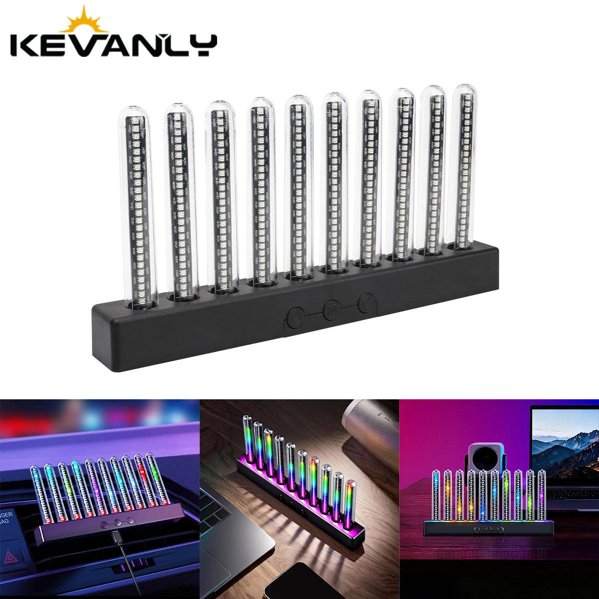 Sound Control Pickup Light Dynamic Gradient RGB Ambient Ligh