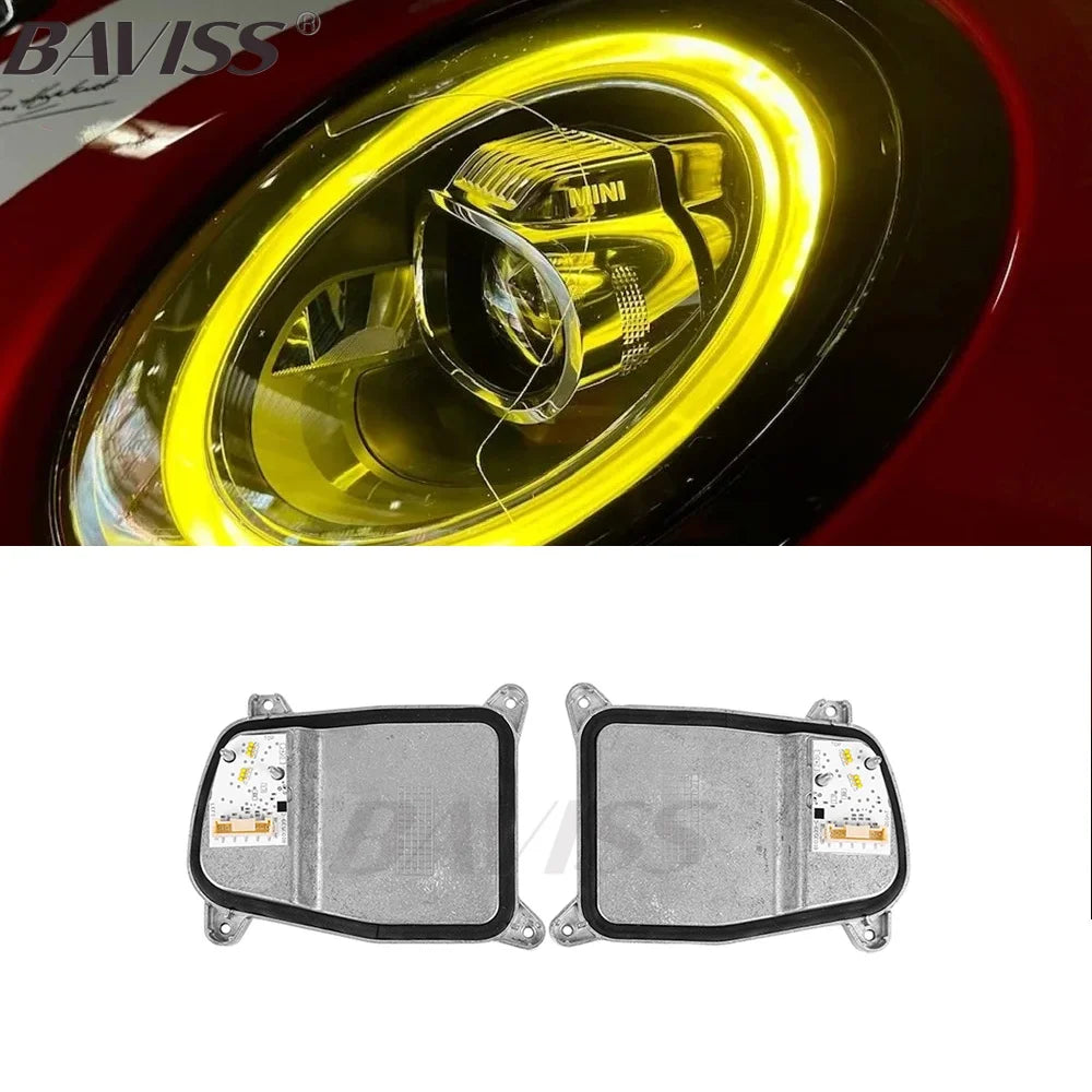 DRL For 2020 2021 Mini Cooper F55 F56 F57 Clubman F54 LCI LED Headlight Daytime Running Light Red Blue for