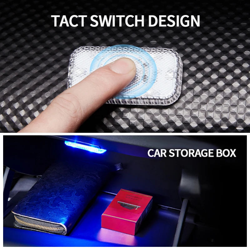 SEAMETAL Touch Sensor LED Lamp 6 LED Ambient Light Car Inter