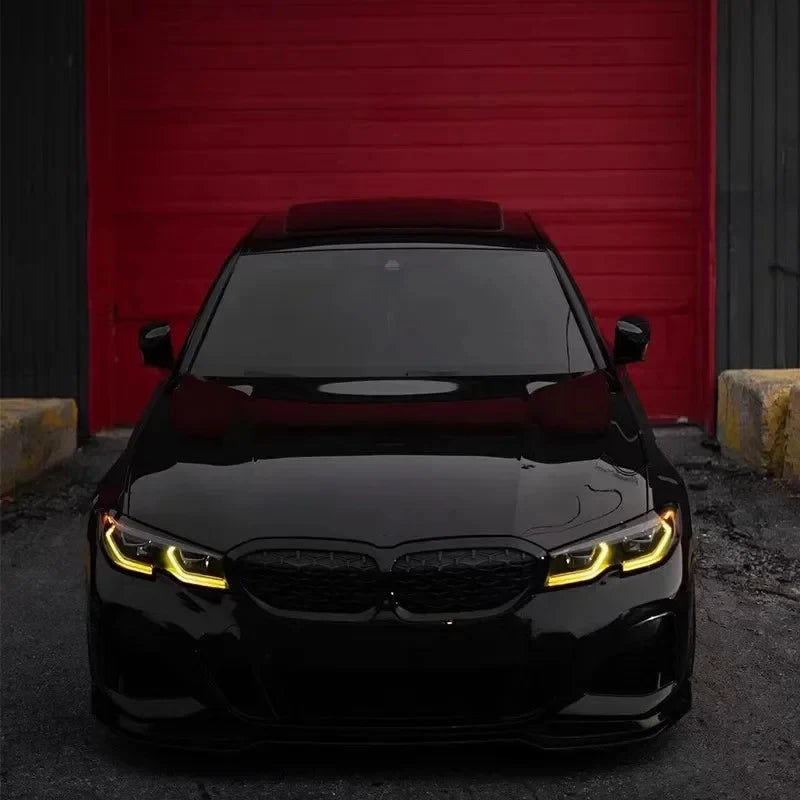 angel Eyes Laser DRL RGB LED boards G20 G21 GTS daytime running lights Lemon Yellow DRL for BMW G21 G20