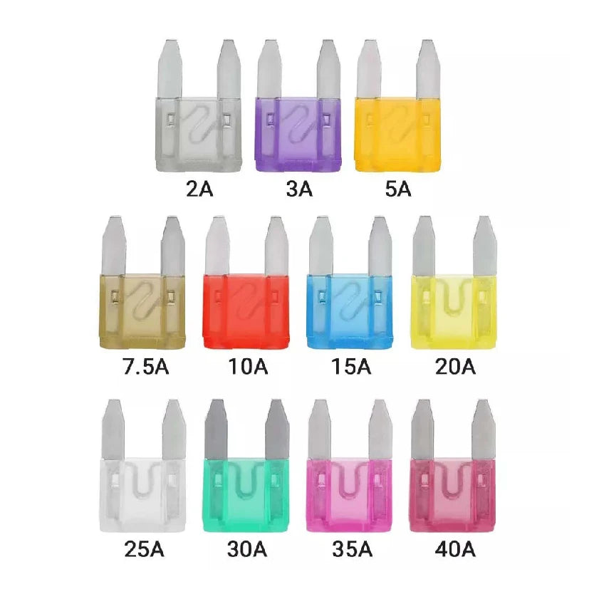 180/300Pcs Car Fuses Assorted Kit Mini Standard Micro with B