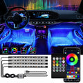 Neon LED Car Interior Ambient Foot Strip Light Kit Accessori