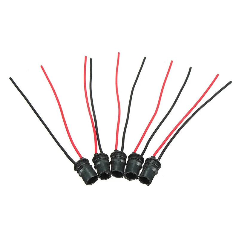 1/5Pcs T10 W5W 147 LED Car Wedge Light Bulb Socket Connector